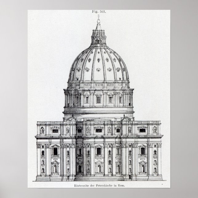 St. Peter's, Rome Poster (Front)