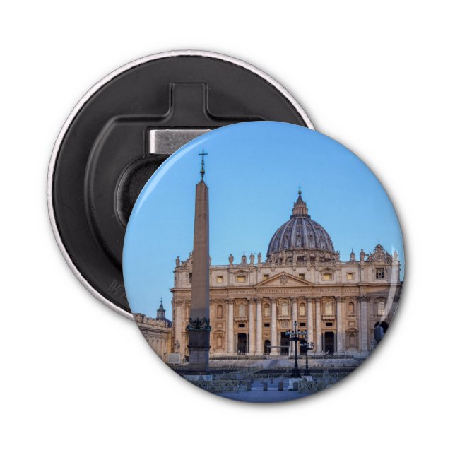 St. Peter's Square in Vatican City - Rome, Italy Bottle Opener (Front)