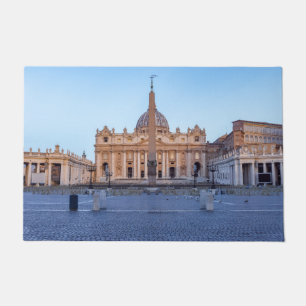St. Peter's Square in Vatican City - Rome, Italy Doormat