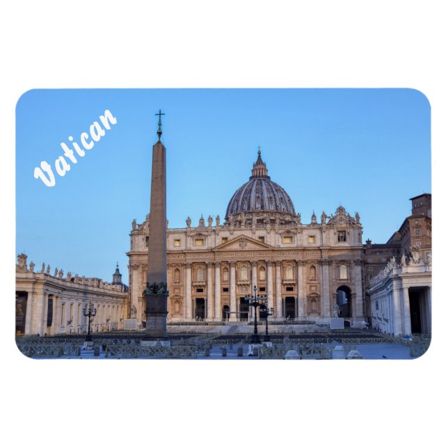 St. Peter's Square in Vatican City - Rome, Italy Magnet (Horizontal)