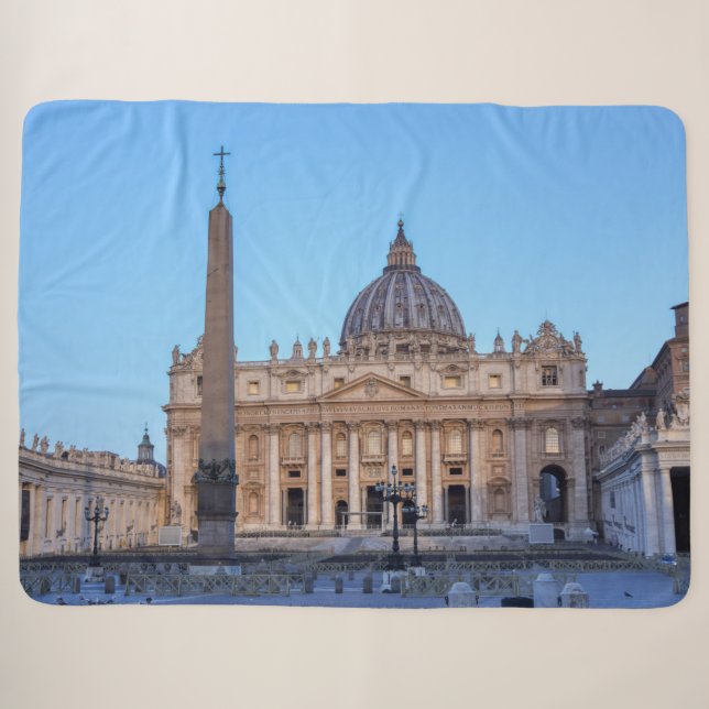 St. Peter's Square in Vatican City - Rome, Italy Sherpa Blanket (Front (Horizontal))