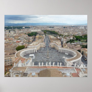 St. Peter's Square Rome Poster