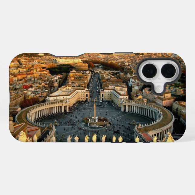 St Peter's Square Vatican iPhone Case (Back Horizontal)
