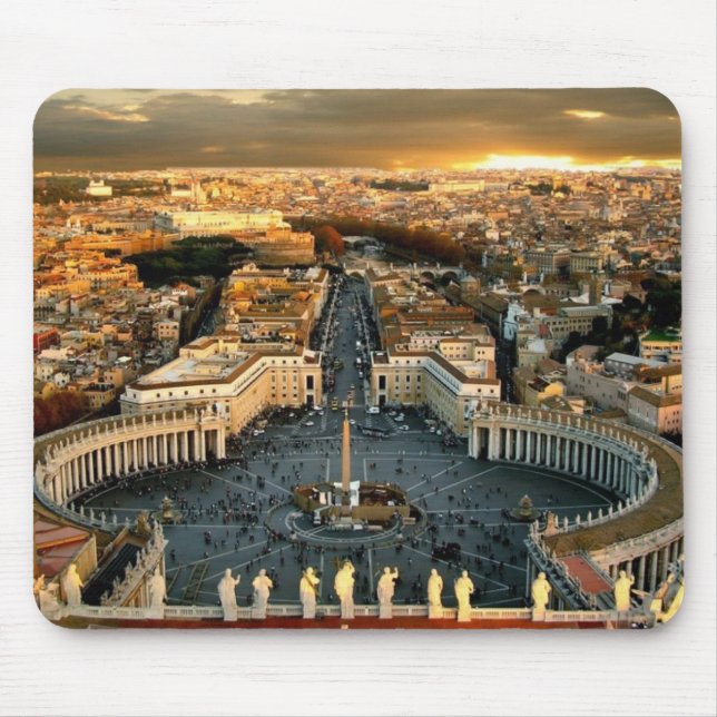 St Peter's Square Vatican Mouse Pad (Front)