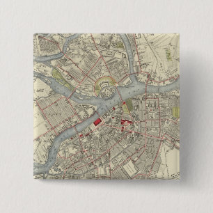St Petersburg 2 Inch Square Button