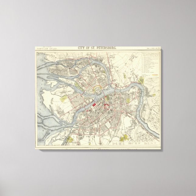 St Petersburg Canvas Print (Front)