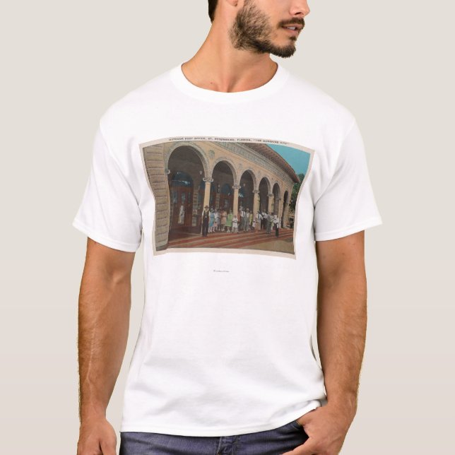 St. Petersburg, FL - Exterior View of Post T-Shirt (Front)