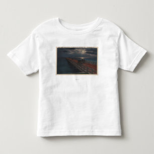 St. Petersburg, FL - Moonlit View of Gandy Toddler T-shirt