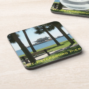 St Petersburg Fl Pier Custom Coaster Set
