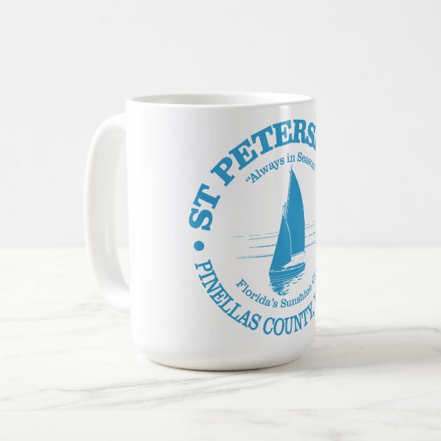 St Petersburg Fl (sea turtle) Coffee Mug (Front Left)