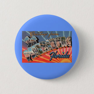 St. Petersburg Florida 2 Inch Round Button