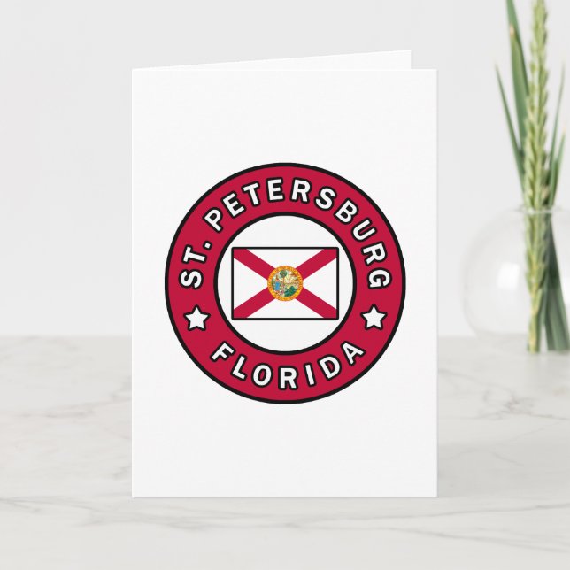 St. Petersburg Florida Card (Front)