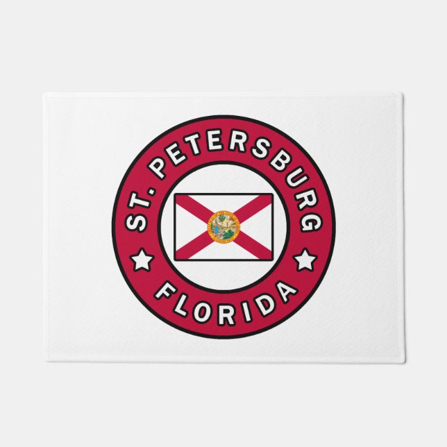 St. Petersburg Florida Doormat (Front)