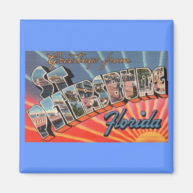 St. Petersburg Florida Magnet (Front)