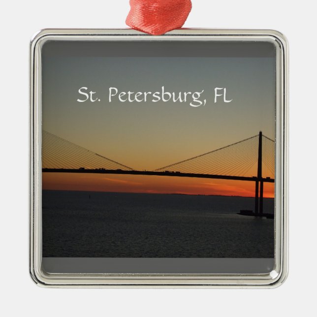 St Petersburg Florida Ornament (Front)