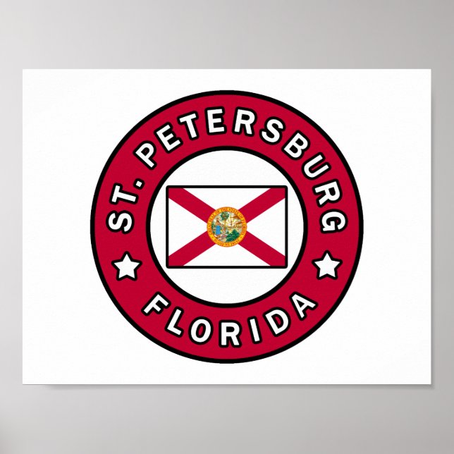 St. Petersburg Florida Poster (Front)