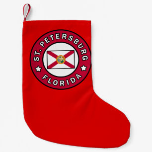 St. Petersburg Florida Small Christmas Stocking