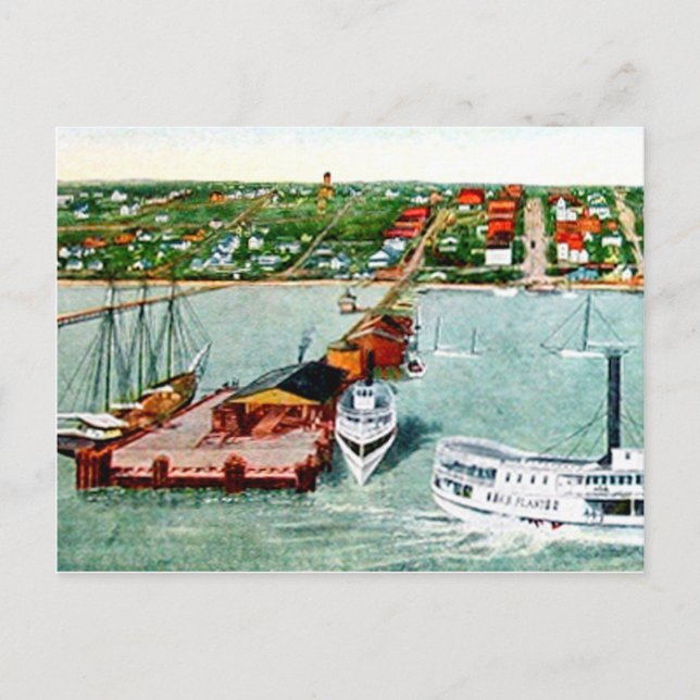 St Petersburg Florida vintage scene Postcard (Front)