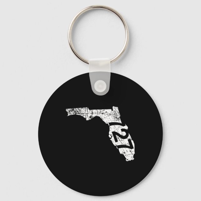 St. Petersburg Holiday Area Code 727  Keychain (Front)