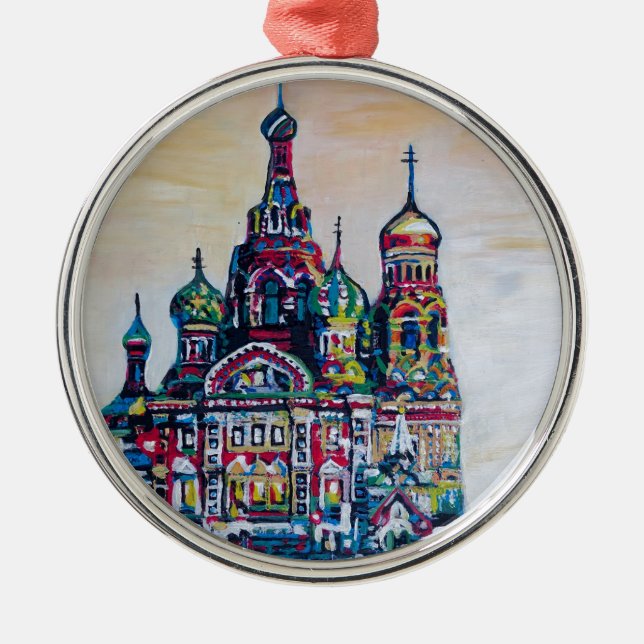 St Petersburg I Metal Ornament (Front)