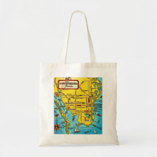 St. Petersburg  Map Tote Bag