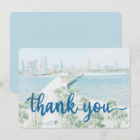 St. Petersburg Pier Thank You Cards