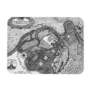 St Petersburg Plan Magnet