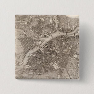 St Petersburg, Russia 2 Inch Square Button