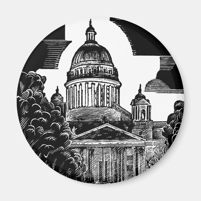 ST PETERSBURG - St Isaac’s Cathedral Magnet (Front)