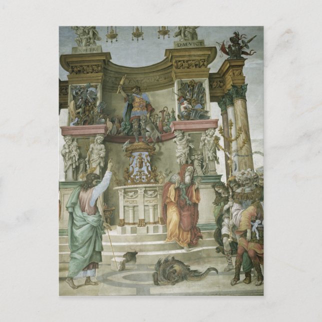 St. Philip Exorcising a Demon, c.1497-1500 Postcard (Front)