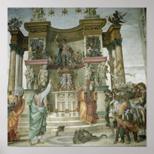 St. Philip Exorcising a Demon, c.1497-1500 Poster