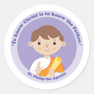 St. Philip the Apostle Classic Round Sticker