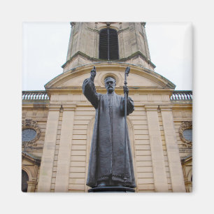 St Philip's Cathedral - statue of Charles Gore Magnet