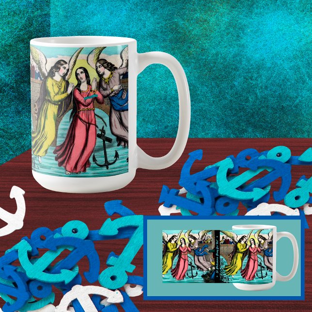 St. Philomena Being Rescued from Drowning Coffee Mug (Creator Uploaded)