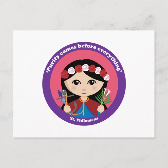 St. Philomena Postcard (Front)