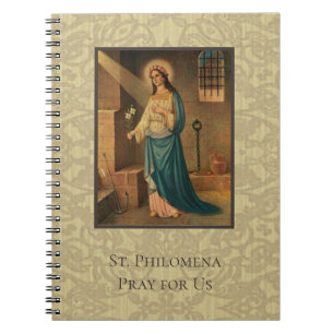 St. Philomena Powerful Saint with God Notebook