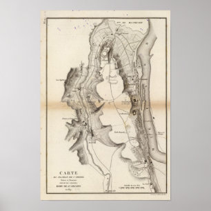 St Pierre Plateau Atlas Map Poster
