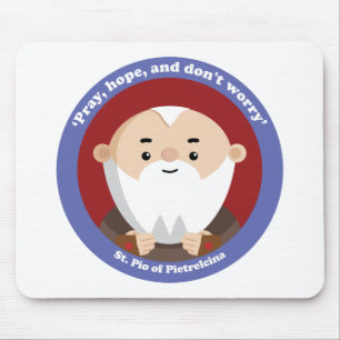 St Pio of Pietrelcina Mouse Pad