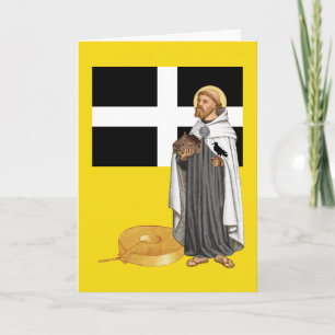 St. Piran of Cornwall (SAE 01) and His Flag Card