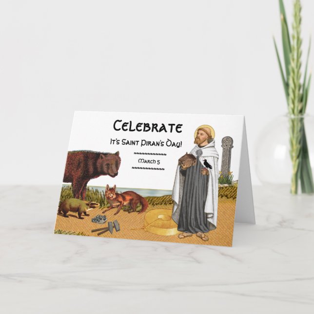 St. Piran of Cornwall (SAE 01) Card (Front)