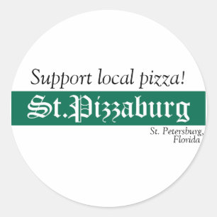 St. Pizzaburg Native Sticker