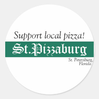 St. Pizzaburg Native Sticker