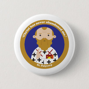St. Polycarp 2 Inch Round Button