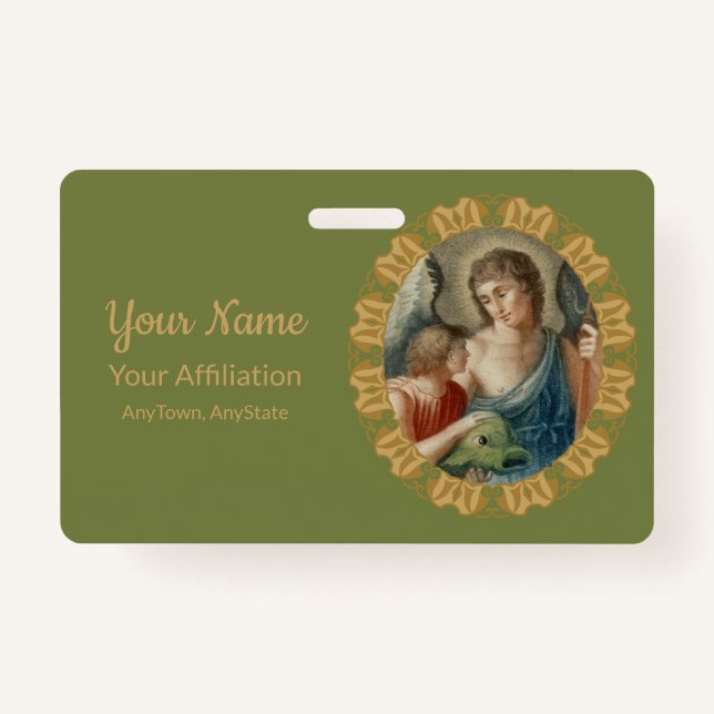 St. Raphael the Archangel (M 012) Badge (Front)