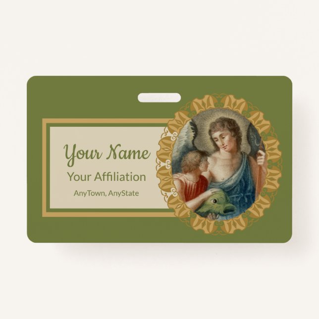 St. Raphael the Archangel (M 012) Badge (Front)