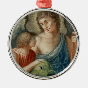St. Raphael the Archangel (M 012) Metal Ornament