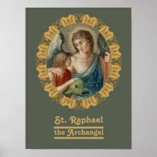 St. Raphael the Archangel (M 012) Poster