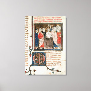 St. Remigius  Bishop of Rheims Canvas Print