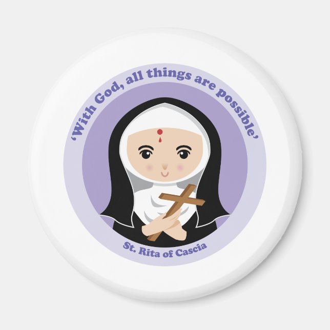 St. Rita of Cascia Magnet (Front)