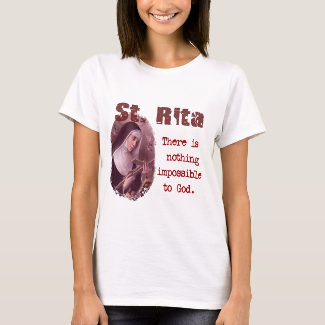 St. Rita T-Shirt (Front)